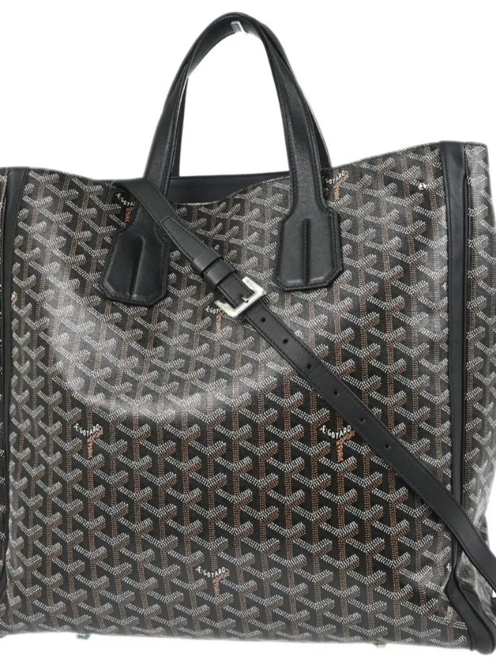 Goyard Black Sac Voltaire 2way Tote Handbag AAS020146 197983